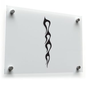 Tribal Flame Pattern Vinyl Decal