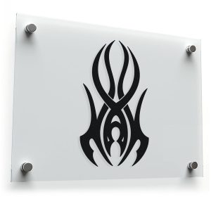Tribal Flame Sticker