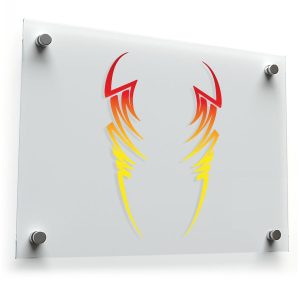 Tribal Flame Sticker
