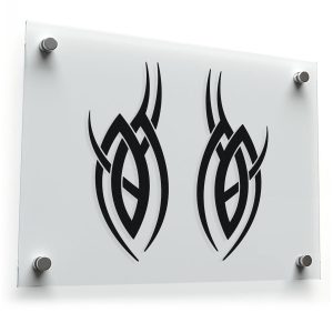 Tribal Flame Sticker Set