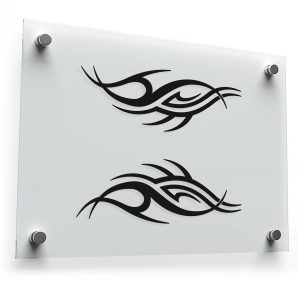 Tribal Flame Sticker Set