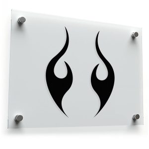 Tribal Flame Sticker Set