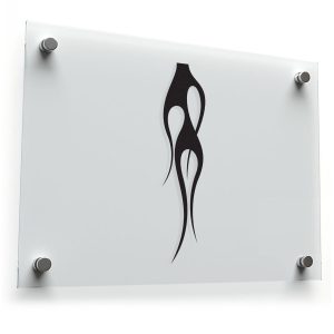 Tribal Flame Tail Vinyl Decal
