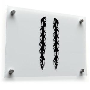 Tribal Flame Vinyl Decal
