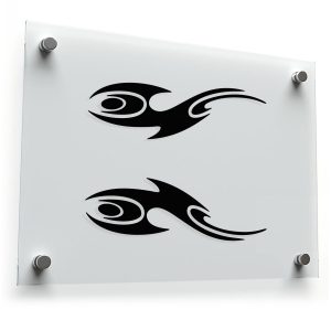 Tribal Flame Vinyl Decal