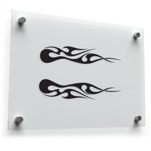 Tribal Flame Vinyl Decal