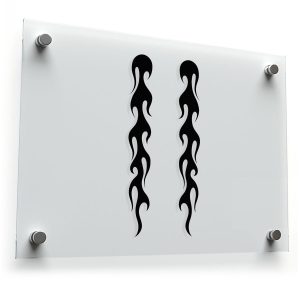 Tribal Flame Vinyl Decals