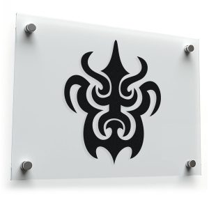 Tribal Flame Vinyl Sticker