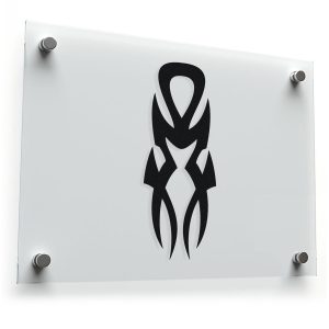Tribal Flame Vinyl Sticker