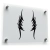 Tribal Flame Wing Decal Set