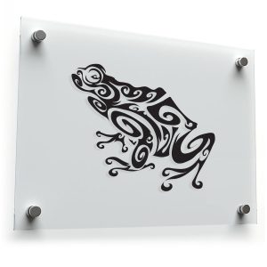 Tribal Frog Sticker