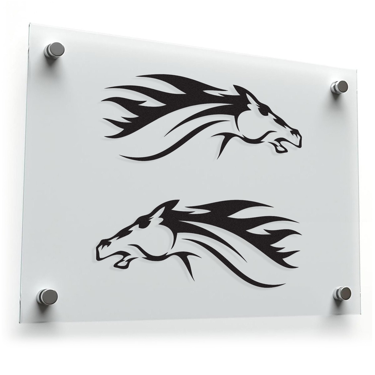 Tribal Horse Head Decal Set 3 Tribal Horse Head Decal Set