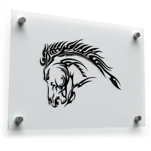 Tribal Horse Head Sticker