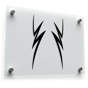 Tribal Lightning Bolt Vinyl Sticker