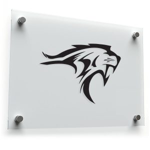 Tribal Lion Head Sticker