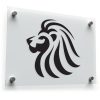 Tribal Lion Head Vinyl Decal 1
