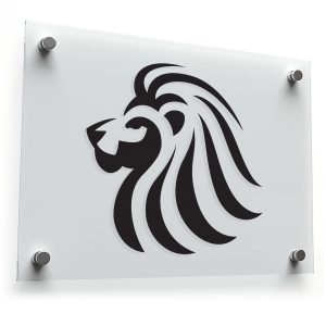 Tribal Lion Head Vinyl Decal