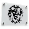 Tribal Lion Silhouette Sticker 1