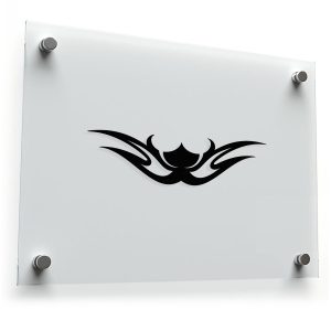 Tribal Lotus Design Sticker