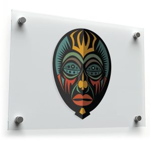 Tribal Mask Sticker