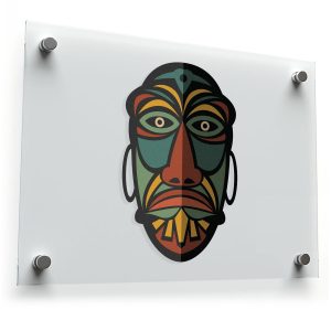 Tribal Mask Sticker