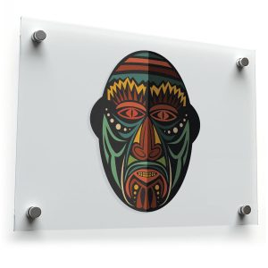 Tribal Mask Sticker