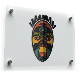Tribal Mask Sticker