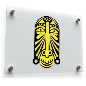 Tribal Mask Sticker