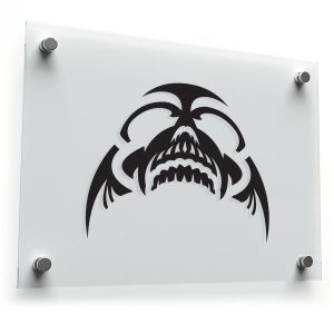 Tribal Monster Face Sticker