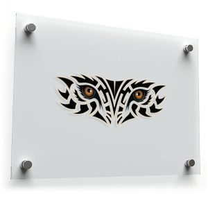 Tribal Owl Eyes Vinyl Decal