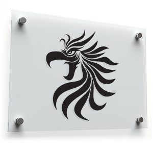 Tribal Phoenix Silhouette Sticker