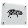 Tribal Pig Illustration Decal