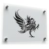 Tribal Rooster Silhouette Sticker