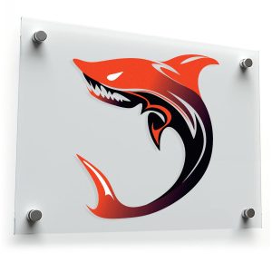 Tribal Shark Silhouette Sticker