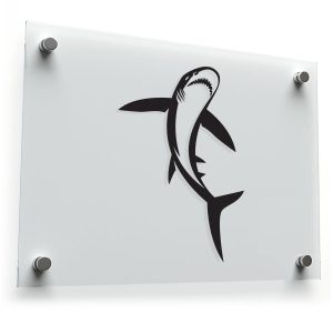 Tribal Shark Vinyl Decal