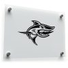 Tribal Shark Vinyl Sticker