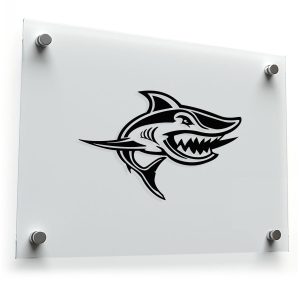 Tribal Shark Vinyl Sticker