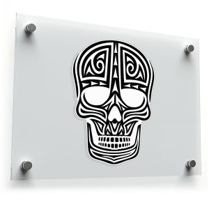 Tribal Skull Sticker