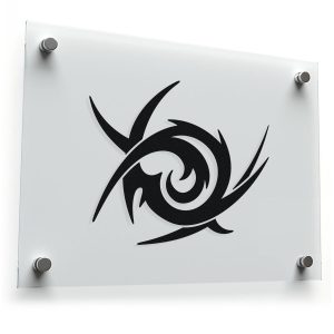 Tribal Spiral Design Decal