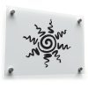 Tribal Sun Spiral Vinyl Decal 1