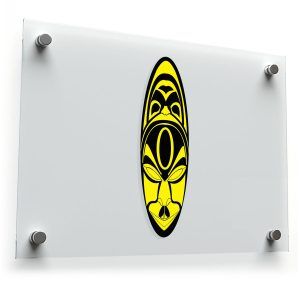 Tribal Tiki Mask Sticker