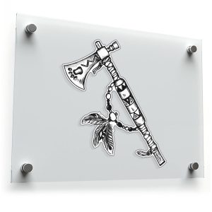 Tribal Tomahawk Sticker