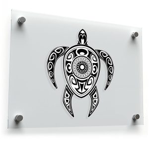 Tribal Turtle Design Sticker