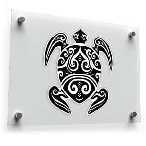 Tribal Turtle Vinyl Decal