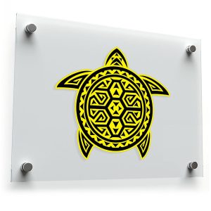 Tribal Turtle Vinyl Sticker