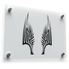 Tribal Wing Silhouette Sticker 1
