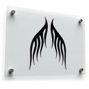 Tribal Wing Silhouette Sticker