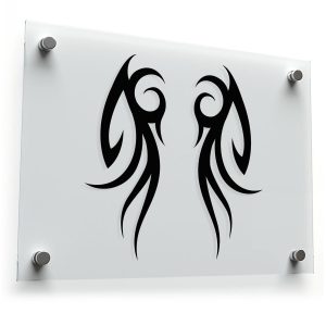 Tribal Wings Vinyl Sticker
