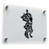 Tribal Wolf Design Sticker