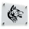 Tribal Wolf Head Decal